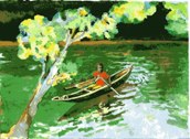 Boroi Village Lagoon
Bought childs canoe